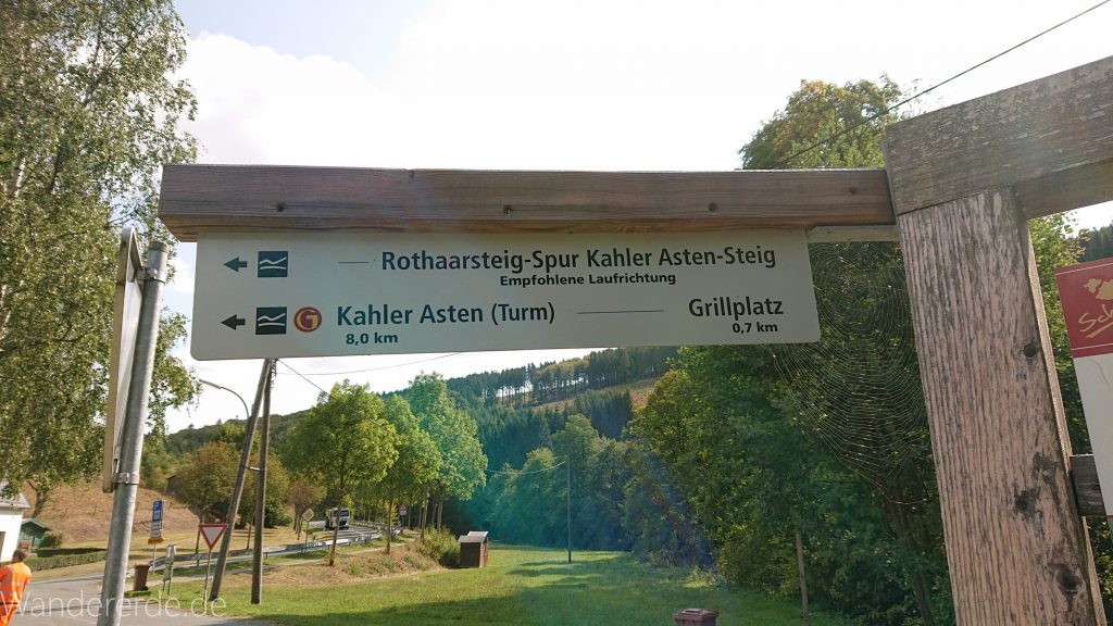 Kahler Asten-Steig, Wanderung auf den Berg Kahler Asten im Sauerland in Nordrhein-Westfalen