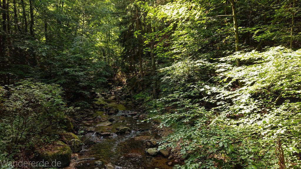 Von Bad Harzburg zur Rabenklippe und durchs Eckertal, Wanderung im Harz in Niedersachsen, im schönen idyllischen Eckertal