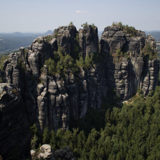Hohe Liebe Schrammsteine Carolafelsen, Wanderweg im Wanderparadies Sächsische Schweiz mit vielen tollen Aussichten, riesiger Felsennationalpark