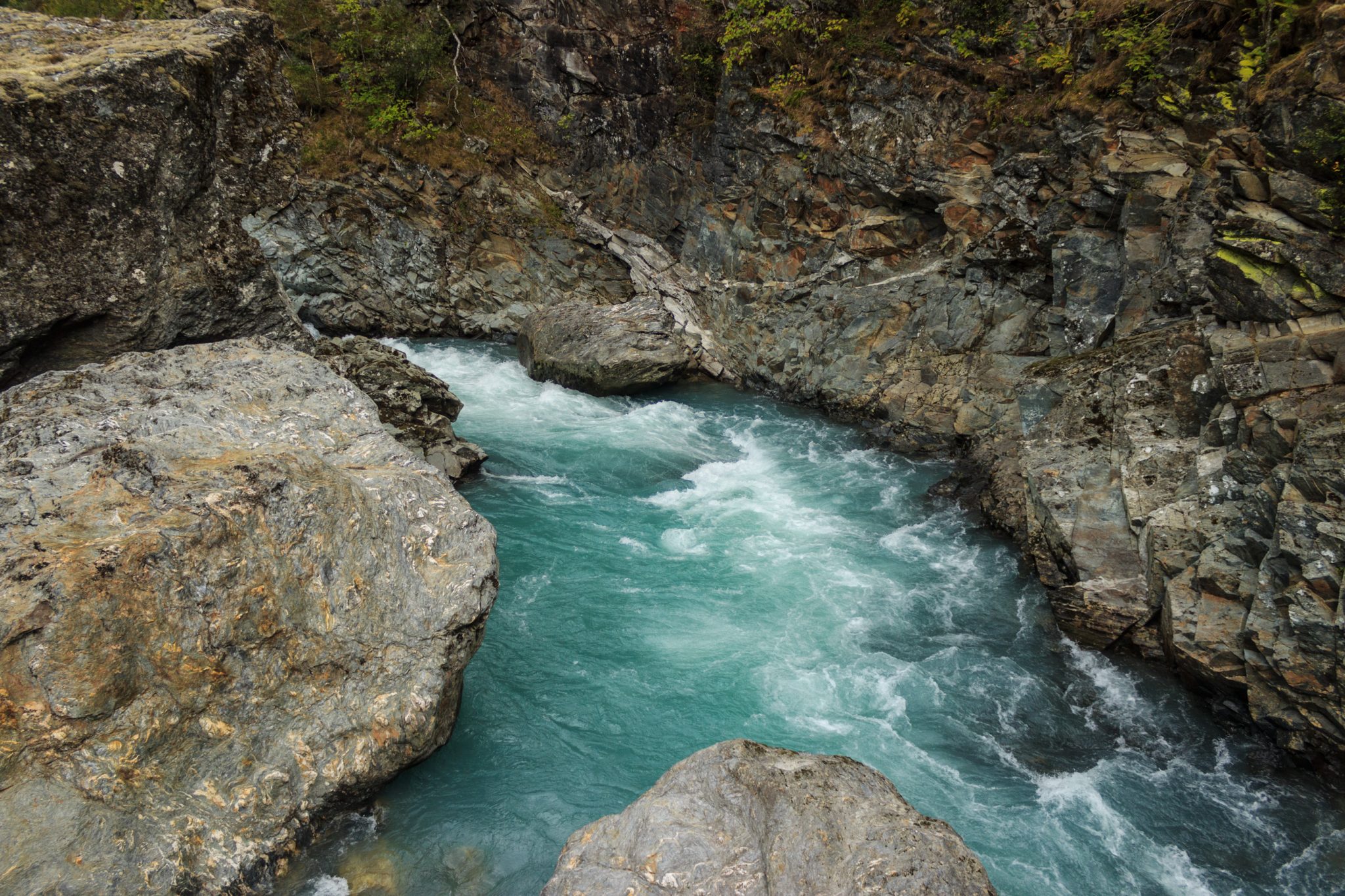 Traumhafte Talwanderung bei der Sognefjellet Road im Morkridsdalen beim Ort Skjolden, Rundwanderung Liane Knivabakkli, Wandern in Norwegen