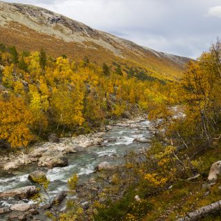 Wandern im herbstlichen Amotsdalen
