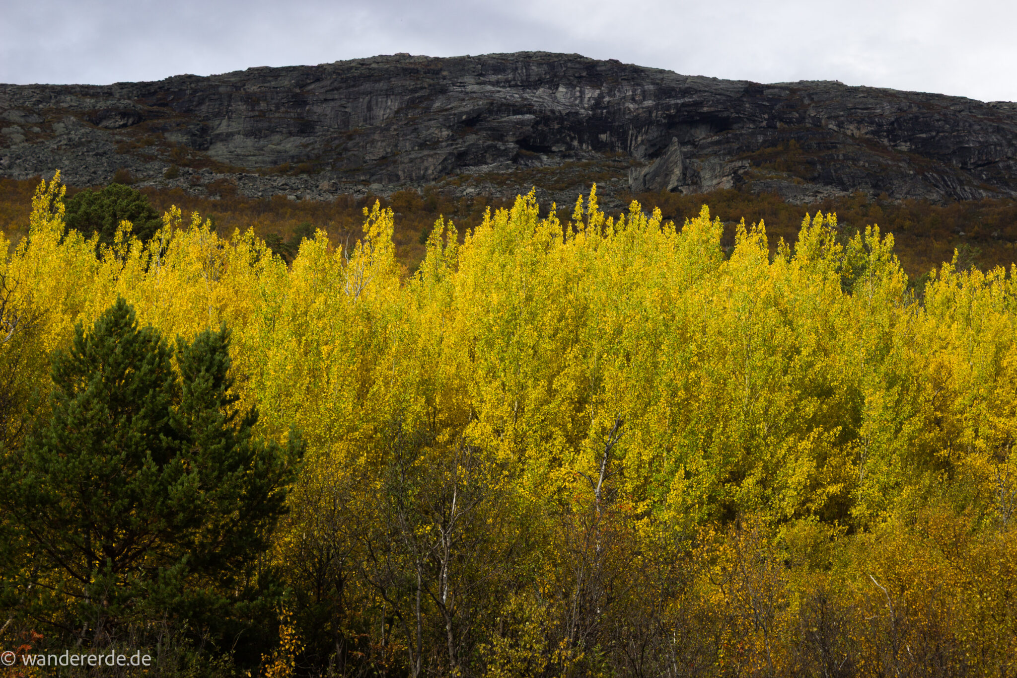 Wandern im herbstlichen Amotsdalen