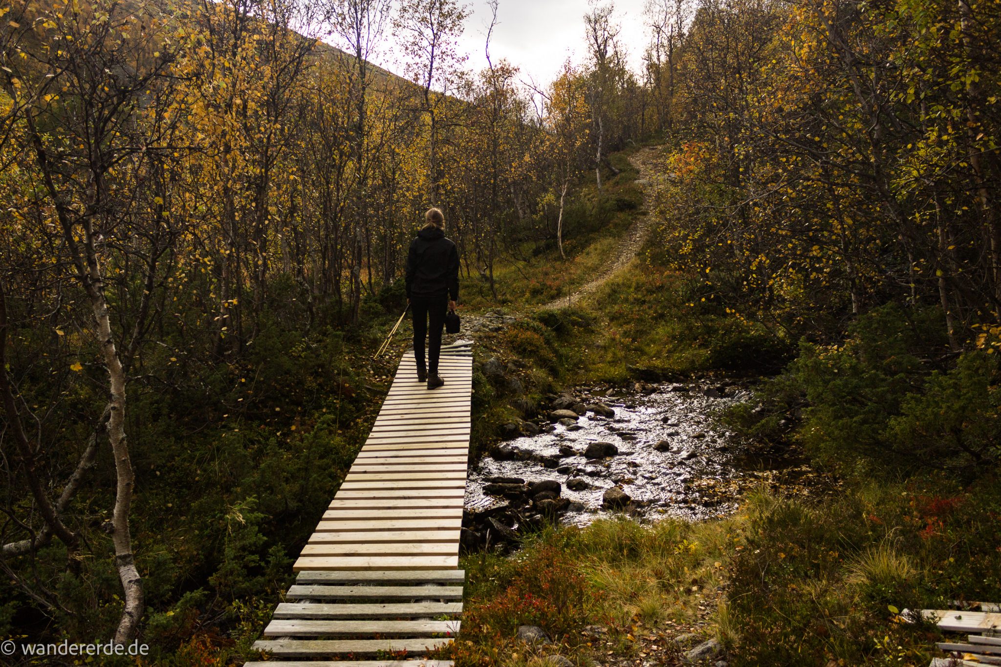 Wandern im herbstlichen Amotsdalen