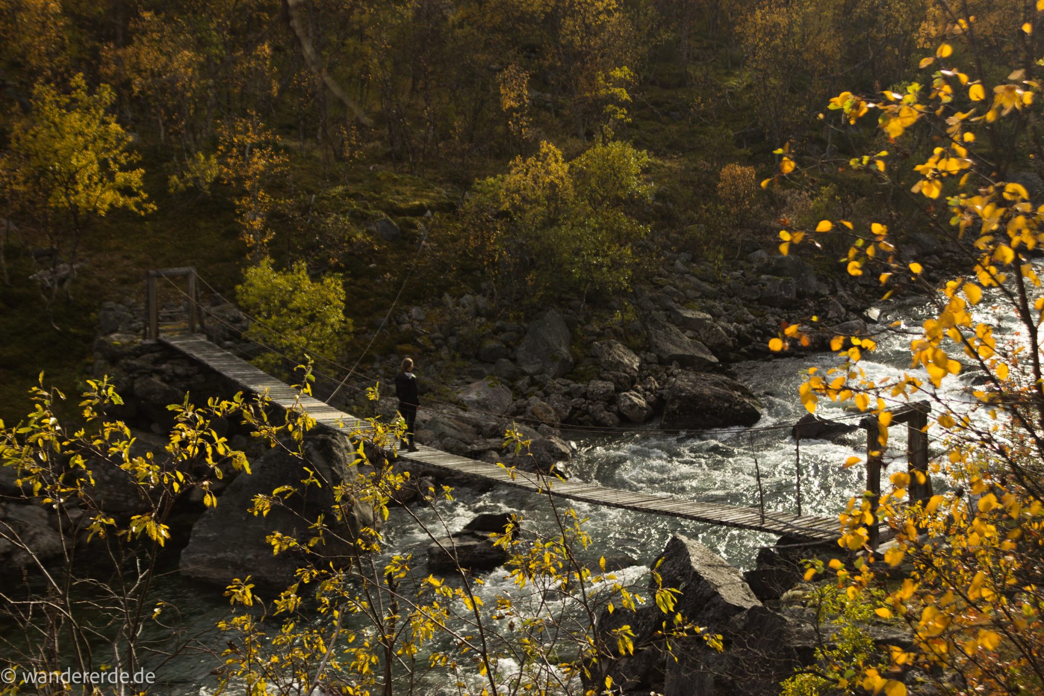Wandern im herbstlichen Amotsdalen