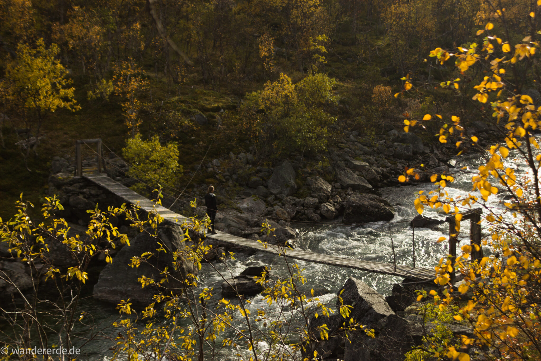 Wandern im herbstlichen Amotsdalen