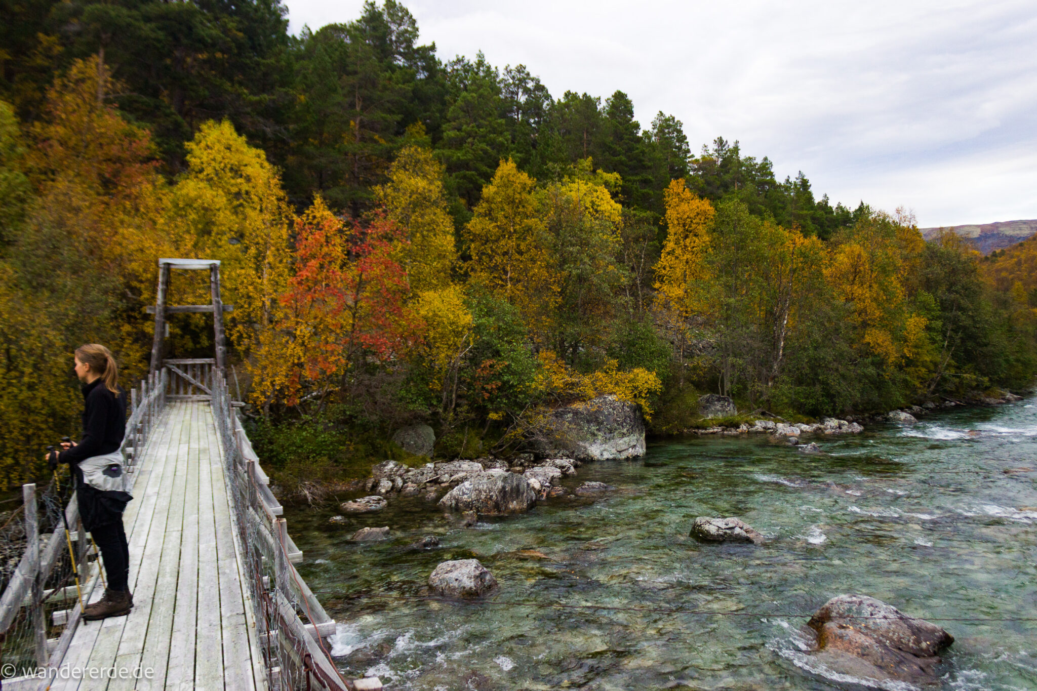 Wandern im herbstlichen Amotsdalen