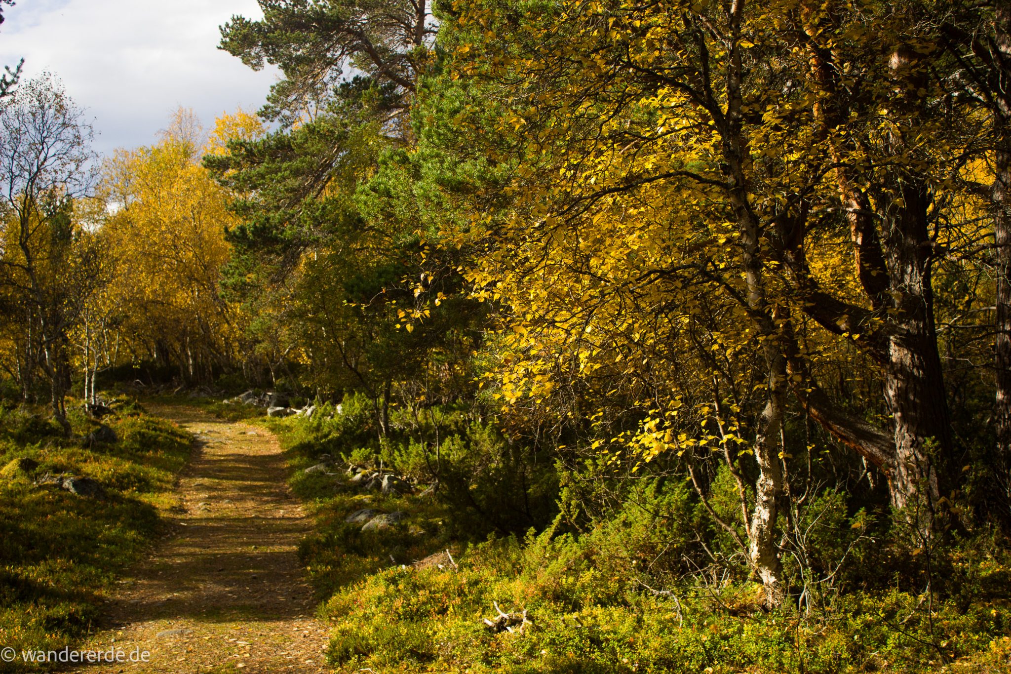 Wandern im herbstlichen Amotsdalen