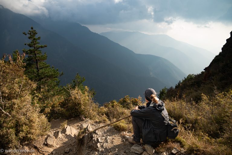 Wanderung zum Yushan Front Peak